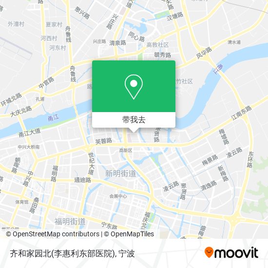 齐和家园北(李惠利东部医院)地图