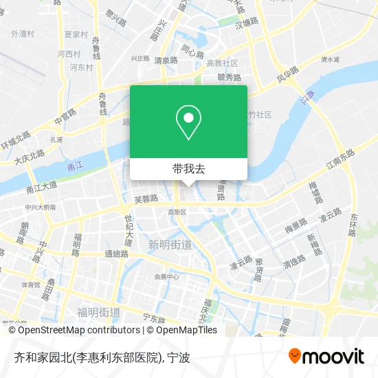 齐和家园北(李惠利东部医院)地图