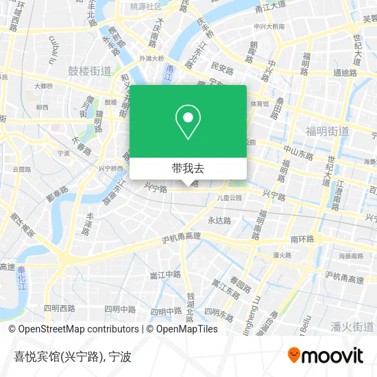 喜悦宾馆(兴宁路)地图