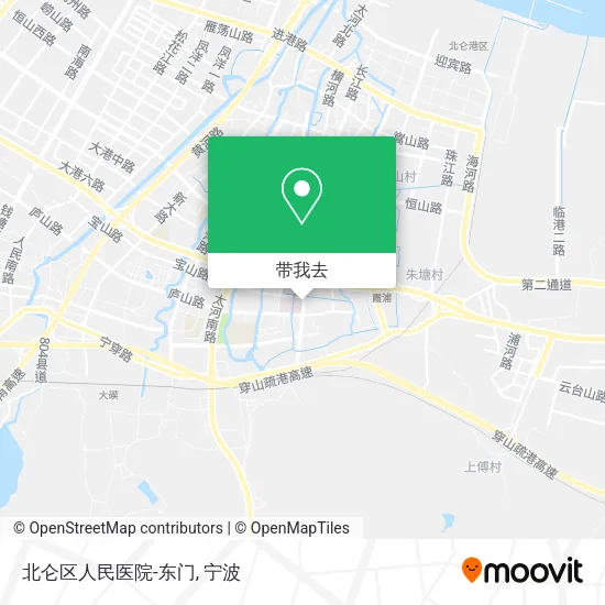 北仑区人民医院-东门地图