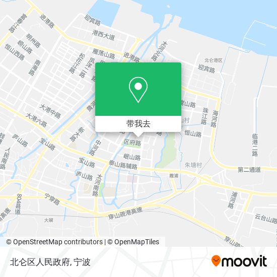 北仑区人民政府地图