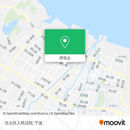 北仑区人民法院地图