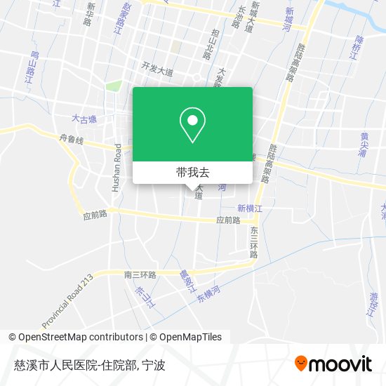 慈溪市人民医院-住院部地图