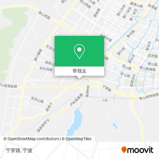 宁穿路地图