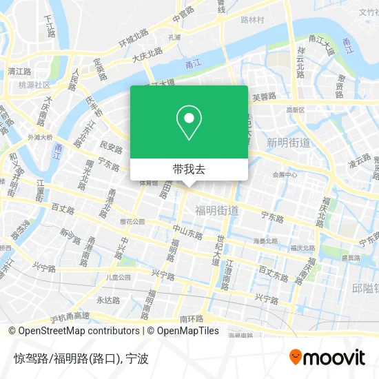 惊驾路/福明路(路口)地图