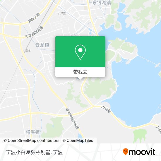 宁波小白屋独栋别墅地图