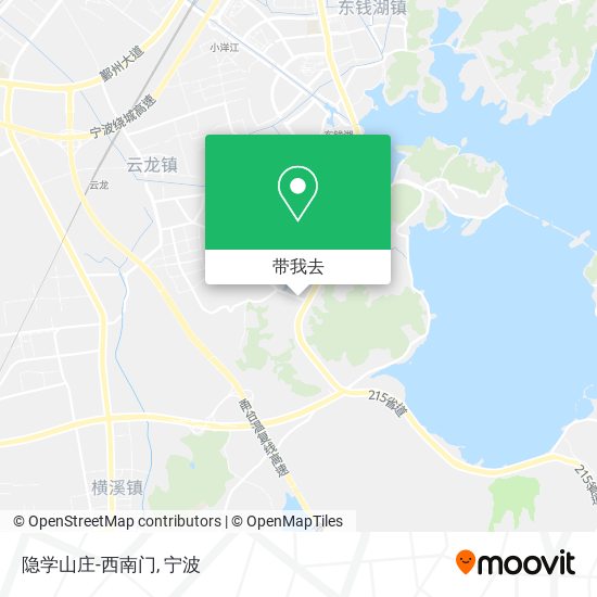 隐学山庄-西南门地图