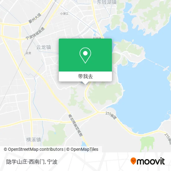 隐学山庄-西南门地图