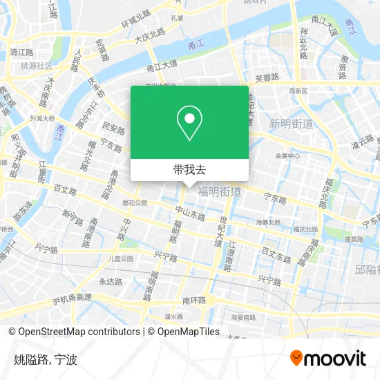 姚隘路地图