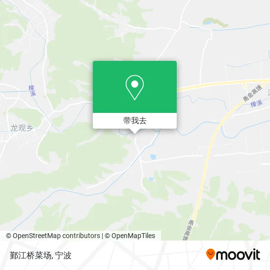 鄞江桥菜场地图