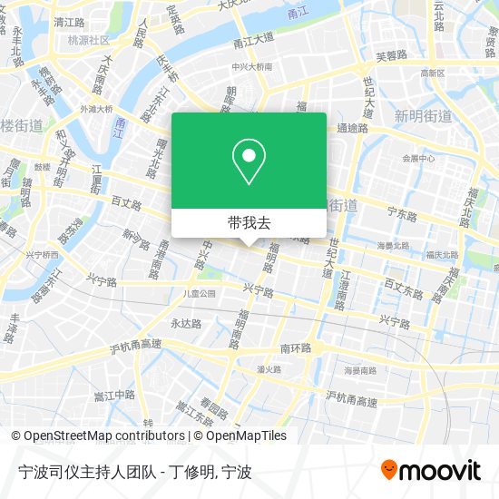 宁波司仪主持人团队 - 丁修明地图