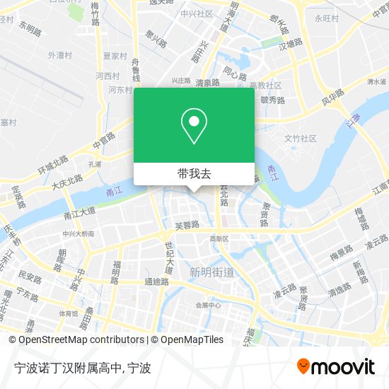 宁波诺丁汉附属高中地图