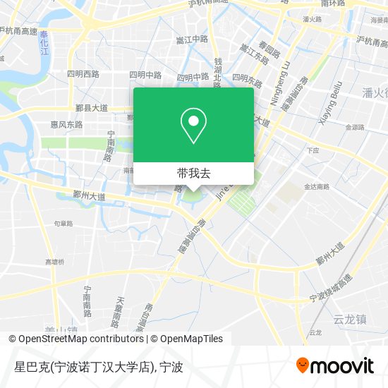 星巴克(宁波诺丁汉大学店)地图