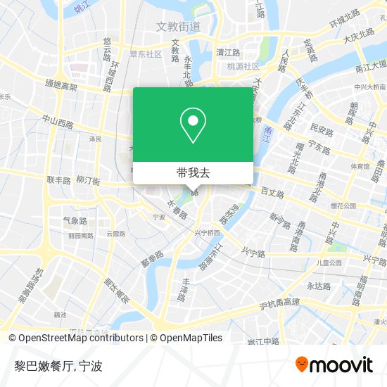 黎巴嫩餐厅地图
