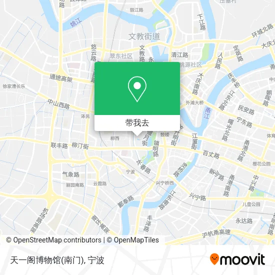 天一阁博物馆(南门)地图