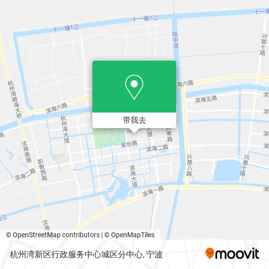 杭州湾新区行政服务中心城区分中心地图