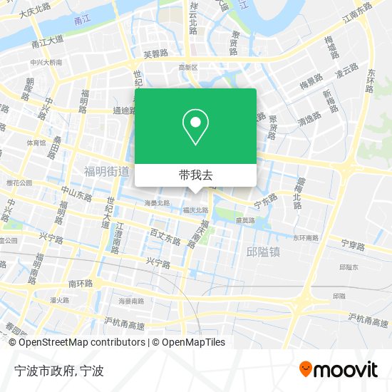 宁波市政府地图