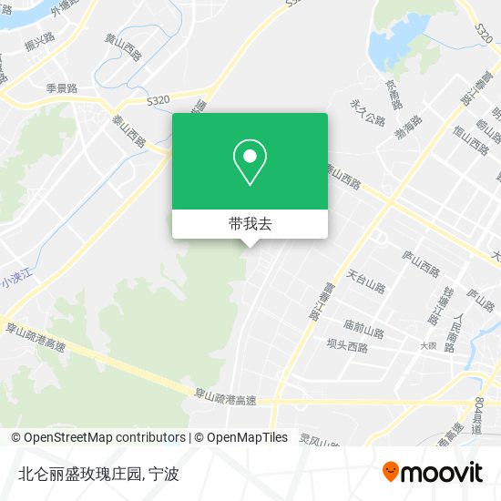 北仑丽盛玫瑰庄园地图