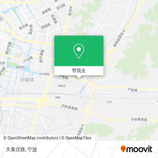 天童庄路地图