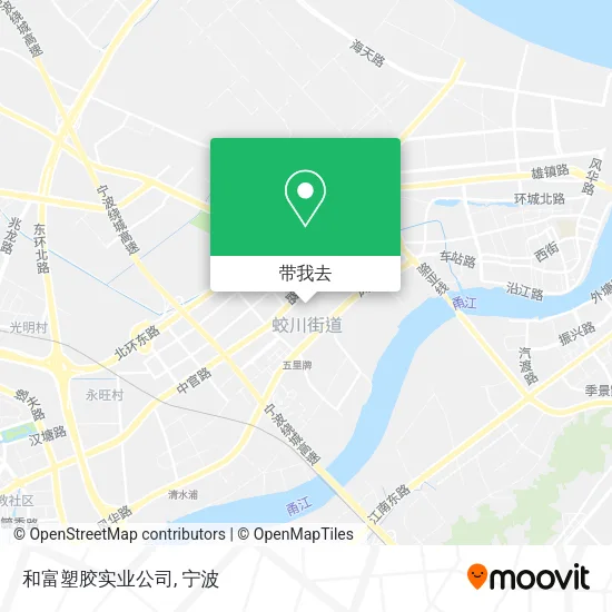和富塑胶实业公司地图