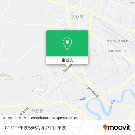 G1512/宁波绕城高速(路口)地图