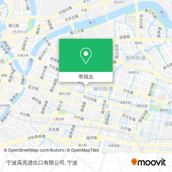 宁波高兆进出口有限公司地图
