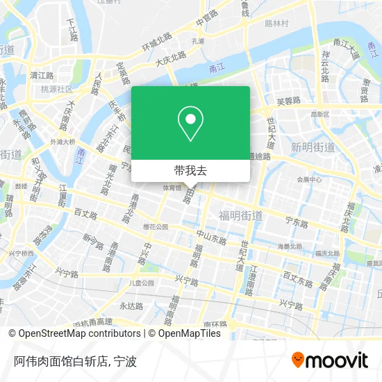 阿伟肉面馆白斩店地图