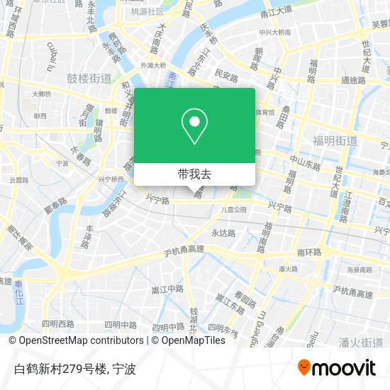 白鹤新村279号楼地图