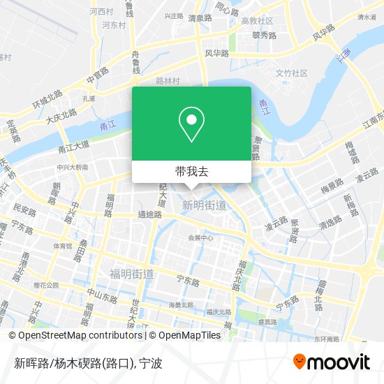 新晖路/杨木碶路(路口)地图