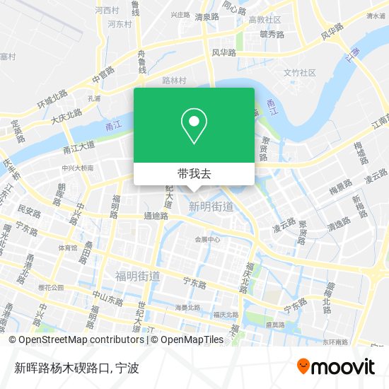 新晖路杨木碶路口地图