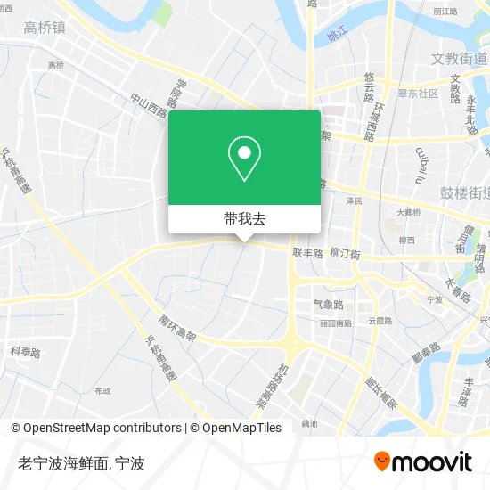 老宁波海鲜面地图