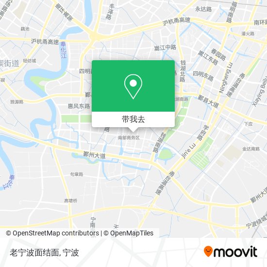 老宁波面结面地图