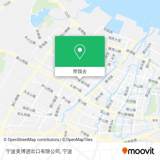 宁波美博进出口有限公司地图