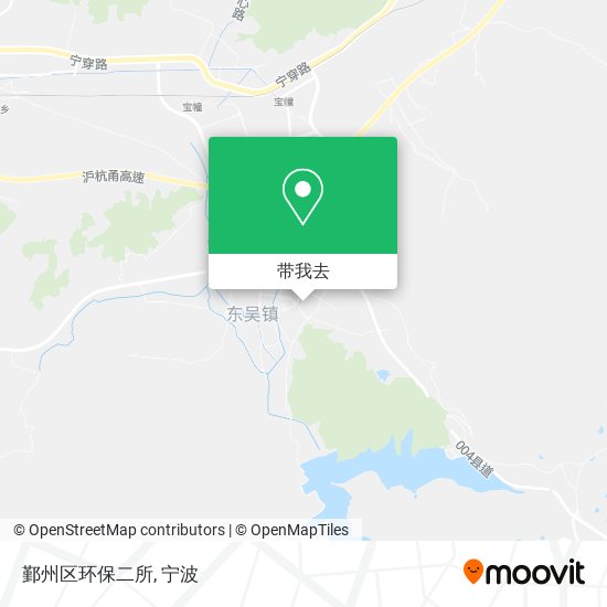 鄞州区环保二所地图