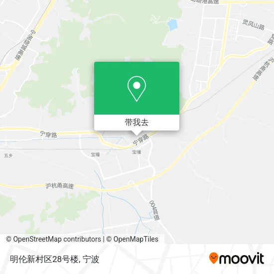 明伦新村区28号楼地图