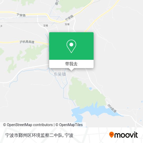 宁波市鄞州区环境监察二中队地图