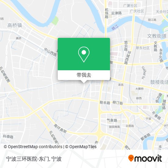 宁波三环医院-东门地图