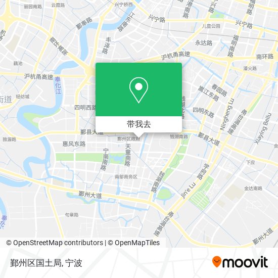 鄞州区国土局地图