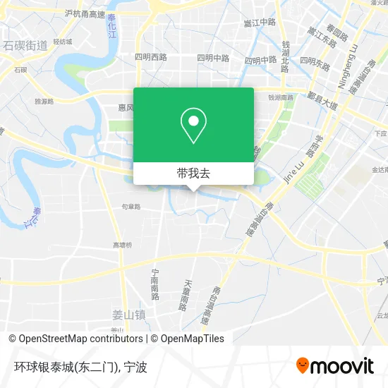 环球银泰城(东二门)地图