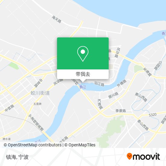 镇海地图