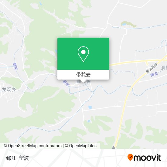 鄞江地图
