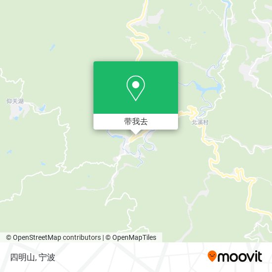 四明山地图