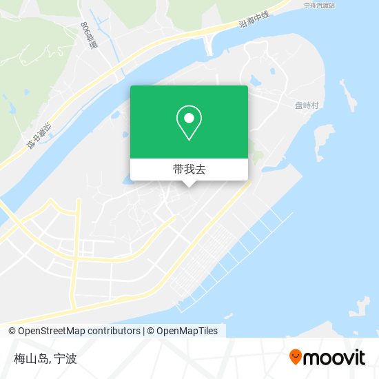 梅山岛地图