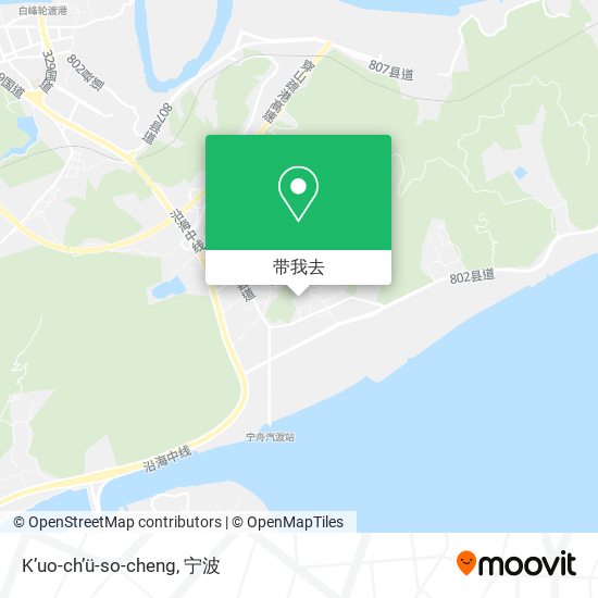 K’uo-ch’ü-so-cheng地图