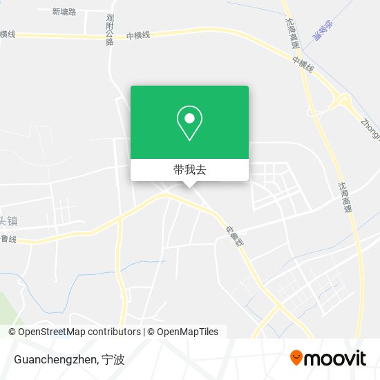 Guanchengzhen地图