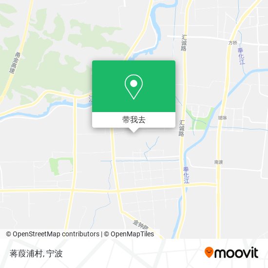 蒋葭浦村地图
