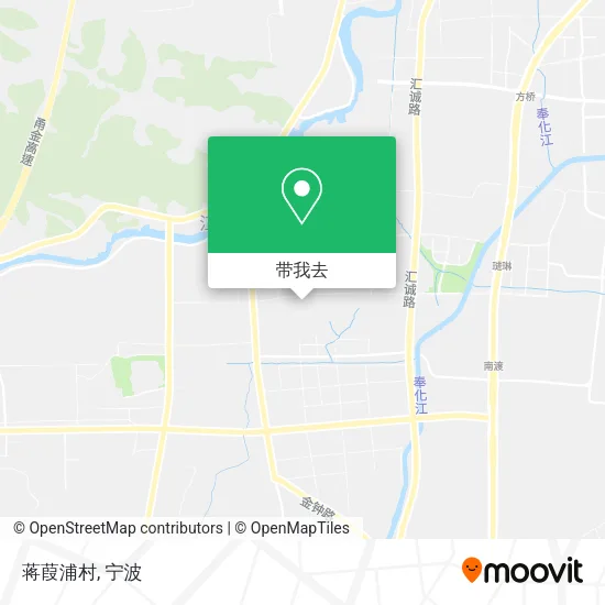 蒋葭浦村地图
