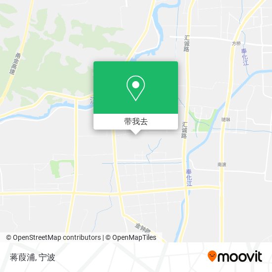 蒋葭浦地图