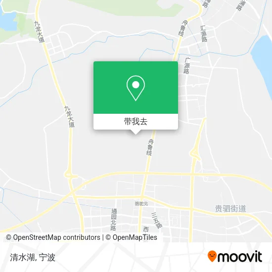 清水湖地图