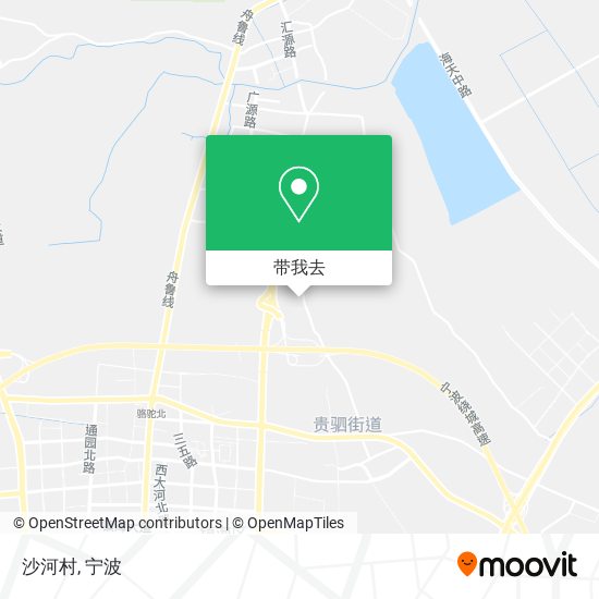 沙河村地图